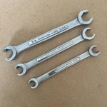 Vintage Craftsman -v- Piece Flare Nut Line Wrench Set 3/8" 11/16" Usa. Fixed Price $24.95.