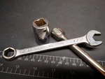 Mac Tools Usa CW16 1/2" Combination Wrench Sabina Ohio V226 Socket And Extension. Fixed Price $15.00.