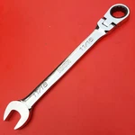 New Icon 11/16" Ratcheting Flex Head Combination Wrench 12PT Point WRFS69. Fixed Price $26.83.