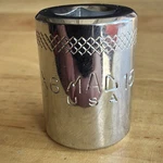 Mac Tools Shallow Socket 3/8" Drive Point Knurled X615MMR Usa New. Fixed Price $29.95.