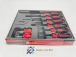Snap-on New SGDX80BR 8-PC Instinct Soft Grip Combination Screwdriver Set Red. Fixed Price $225.00.