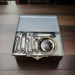 8PCS Mastercraft Box Wrench Sae Ratcheting Head Reversible Offset. Fixed Price $37.83.