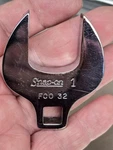 Snap On Tools FCO32 3/8" Dr 1" Inch Crowfoot Wrench Open End. Fixed Price $24.99.