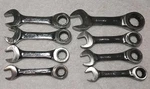 8PC Husky Ratcheting Stuby Sae-metric Gear Wrench Set. Fixed Price $29.56.