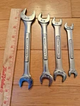 Pc Craftsman Open End Chrome Wrench Set VV4458 Series. Fixed Price $16.99.