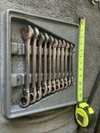 Blue Point Ratcheting Wrench Set, Combination 8-18MM, No 19MM..,.12PT. Fixed Price $145.00.