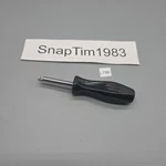 Snap-on Too TM48 1/4" Flexible Shaft Black Hard Handle Socket Driver Usa. Fixed Price $34.99.