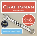 Craftsman 9/16" Combination Wrench Polished 12 Point CMMT44696 In.. Fixed Price $9.49.