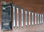 Vtg Sears Craftsman 10 Piece Sae Combination Wrench Set 9-4496/ Made Usa. Fixed Price $49.95.