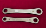 Sears Craftsman Ratchet Box End Wrench Set Of Two 9-43684 & 9-43685 Usa Made. Fixed Price $40.00.