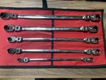 Snap-on Long Flex Ratchet Wrenches (set Of 5): XFRRM810, 1214, 1315, 1618, 1719. Fixed Price $1056.66.