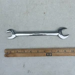 Snap-on Vom 1922 Open End Wrench 19MM & 22MM Usa Polished Chrome. Fixed Price $40.00.