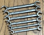 Matco Tools Metric Flare Nut Line Hose Double Wrench Lot 6PT Offset Usa. Fixed Price $178.00.