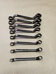 Snap-on Tools Usa XS609A 8PC Sae Offset Short Box Wrench Industrial *rare!*. Fixed Price $269.00.