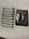 Sears Craftsman 8 Piece Sae Combination Ignition Wrench Set -4344 W/pouch. Fixed Price $10.00.