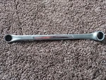 Vintage Husky 7/8"X 13/16" Usa 13-1/2" Long Double Box End Wrench 12 Pt. CD-2628. Fixed Price $10.49.