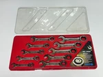 Matco Tools Usa SGRBSM10T (pro Swing) 10PC Stubby Metric Ratcheting Wrench Set. Fixed Price $279.99.