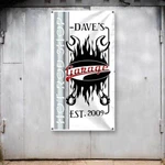 Custom Name Garage Car Banner Mechanic Wrench For Snap On Mac Tools Autobody. Fixed Price $59.99.