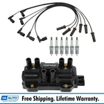 Ignition Coil Pack Spark Plugs & Wire Set Kit For Gm Truck Van New. Fixed Price $134.95.