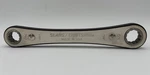 Vintage Craftsman 43684 Double Box End Ratchet Wrench Sizes 5/8" & 3/4". Fixed Price $11.95.