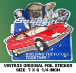 Snap-on Building Future, Together Vintage Original Foil Decal Sticker-tool. Fixed Price $10.96.
