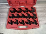 Abn Jumbo Crowfoot Wrench Sae Set, 1/2" Drive Ratchet 14 Piece New Open Box. Fixed Price $79.99.