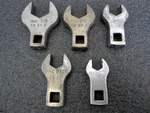 Vintage Mac Tools 3/8" Drive Sae 5PC Open Crowfoot Socket Set Made Usa. Fixed Price $49.95.