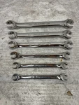 Snap On Tools Metric Double End Flare Nut Wrench Set 9-21MM 6PCS RXFMS606B Usa. Fixed Price $189.95.