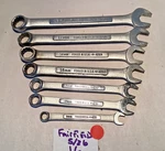 Vintage Craftsman Metric Combination Wrenches 9MM 12MM 13MM 15MM 16M 17M 19M. Fixed Price $39.99.