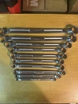 Snap-on Tools XV3440 Double End Box Wrench Set 10 Piece 3/8- 1-1/4. Fixed Price $299.99.