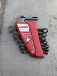 Craftsman Universal Wrench Set Metric 14019 Piece 10MM - 17MM. Fixed Price $40.00.