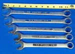 Lot Of 5 Vintage Gm Goodwrench Tools Usa Sae Combination Set Open Box End. Fixed Price $18.00.