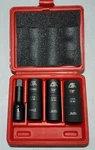 Cta 4PC Sae/ Metric Specialty Flip Lug Nut Socket Set W/case #1190. Fixed Price $55.79.