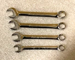 Snap-on 4PC. Sae Combo Wrenches 3/8", 11/32'', 1/4'', And OXIM7 7MM. Fixed Price $59.99.