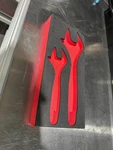 Snap-on Tools Foam Adjustable Wrench ADHW702K1F Brand New. Fixed Price $55.00.