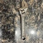Vintage Utica Three Diamond 90-4 4" Adjustable Wrench. Fixed Price $15.00.