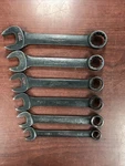 6 Snap-on Goex Industrial Finish Sae Wrenches Snapon. Fixed Price $139.99.