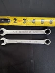 Matco Wrenches Set 7/16-3/8 MC142-MC122. Fixed Price $18.00.