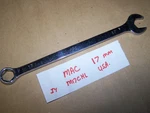 Mac Tools M17CHL 17MM 12 Point Chrome Combination Wrench Usa Metric. Fixed Price $15.00.