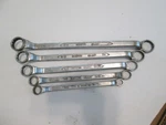 Vintage Indestro Select 5PC OFFSET2 Sided Sae 12 Pt. Box 10 Sizes Wrench Usa. Fixed Price $69.99.