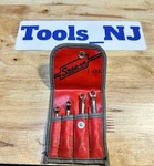 Snap On Tools 41D Midget Closed Boxed End Wrench Set W/ Pouch. Fixed Price $68.00.