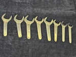 8 Armstrong Service Line Wrench Thin Angle Set Sae 2-1/4 3/16 1/2 1-1/16". Fixed Price $160.08.