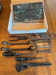 Antique Vintage 1937 Ford Tool Kit W/ Bag Pouch. Fixed Price $149.95.
