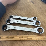 Craftsman Ratchet Usa 43365 43364 43363 Box End Wrench Set 1/2 - 7/8. Fixed Price $22.45.