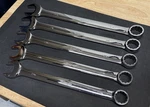 Nice! Snap-on Large 5PC Flank Drive Sae Combination Wrenches Oex Set. Fixed Price $599.95.