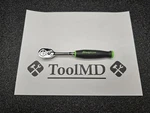 Snap-on Tools Usa New 1/4" Drive Green Soft Grip Long Handle Ratchet THL72. Fixed Price $183.95.