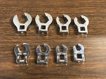 Mac Tools 8-PC. 3/8" Drive Sae Flare Nut Crowfoot Wrench Set SCHB8PT. Fixed Price $254.95.