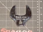 Snap On 1/2" Drive Open End Crowfoot Wrench 42MM SCOM42 Chrome 2014. Fixed Price $58.58.