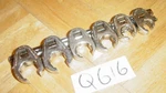 Snap-on Tools Piece 3/8 Drive Sae. Flare Nut Crowfoot Wrenches 7/16-3/4. Fixed Price $125.00.