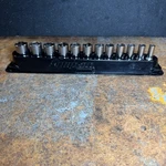12 Pc Socket Set 3/8 Drive 8-19MM FSMS19 FSMS8 Snap-on!. Fixed Price $150.00.